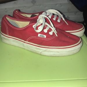 Vans Authentic Red